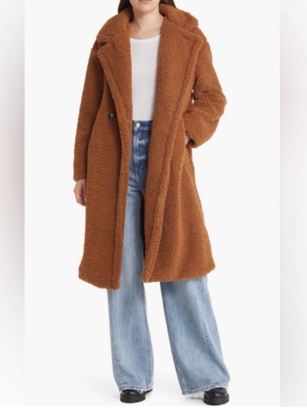Apparis Teddy Coat Size M
